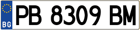 Truck License Plate